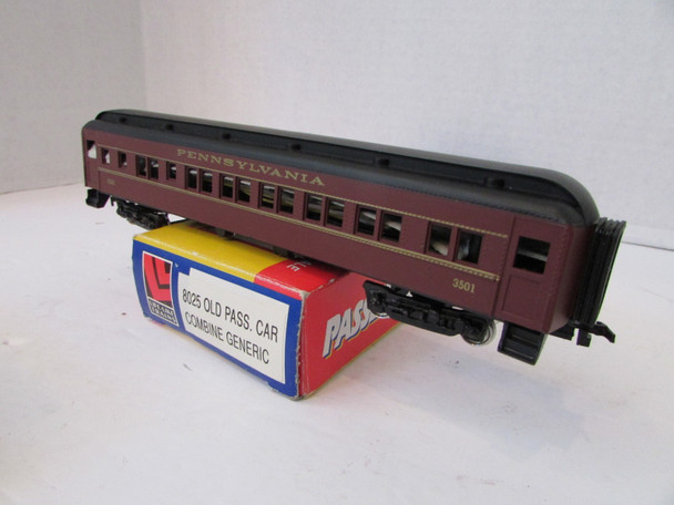 Life Like 3501 Pennsylvania Pullman Passenger car HO Scale Brown  Good  Lot-E5