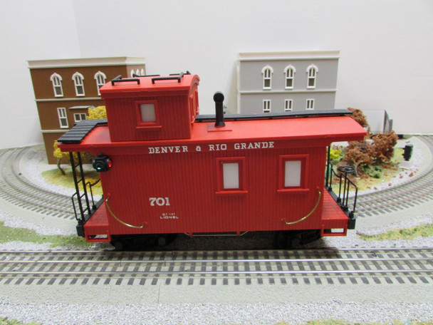 Lionel 701 Dener & Rio Grande Gold Rush Caboose 1987 G Scale No Box Red B4
