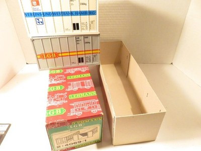 G SCALE - LGB 406/19 - BOX OF TWO CONTAINERS - NEW- B16