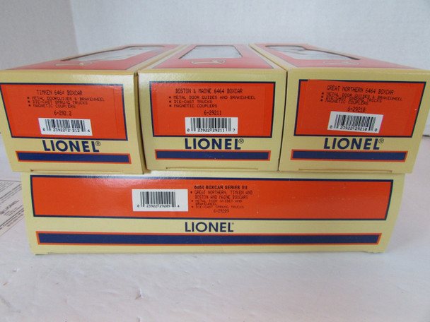 Lionel 6-29209 6464 Boxcar Series Vll 3 cars  Boxed LN  B11