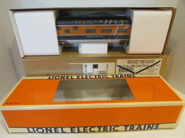 Lionel 52191 TCA Aluminum Duplex Car Passenger Car Grand Rapids NIB B11