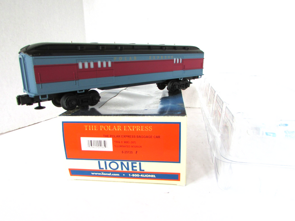 Lionel 25135 Polar Express Baggage Car Add-On  NIB P1