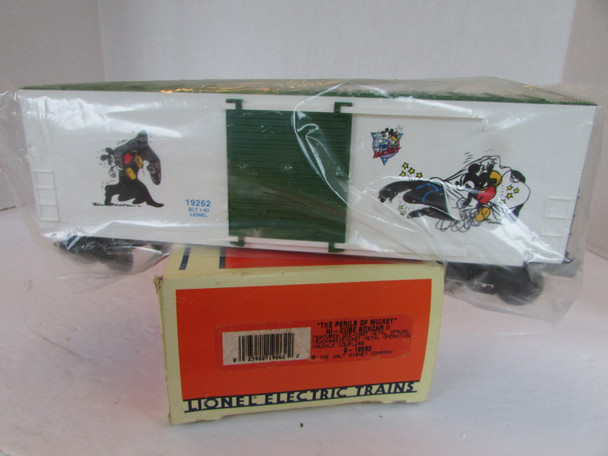 Lionel 19262 Perils of Mickey High Cube Boxcar II  NIB    SH