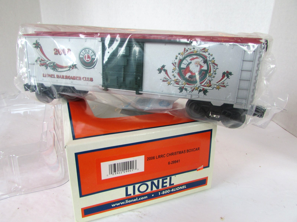 Lionel 29941 2006 Railroad Club Christmas Box Car NIB   SH
