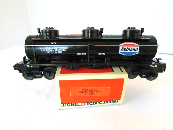 Lionel 17873 L.C.C.A. Convention Three Dome Tank Car 1988 Ashland New  SH