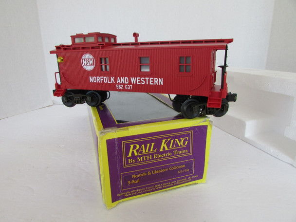 MTH 7704 Norfolk & Western Caboose #562-637  MIB B3