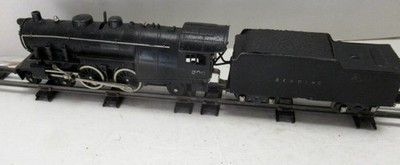 AMERICAN FLYER - POST-WAR  S GAUGE-300 READING STEAM LOCO/TENDER- RUNS FINE- B2R