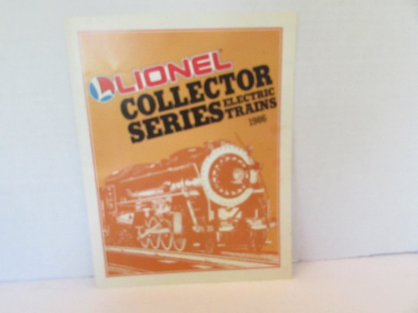 Lionel Collector Series Electric Trains 1986 catalog softcover   W7a