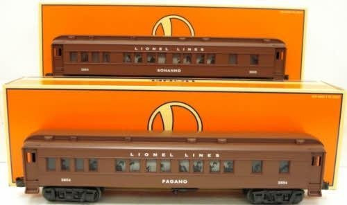 LIONEL 19096- LEGENDS MADISON CAR 2 PACK ADD ON SET- NEW in MAILER H1
