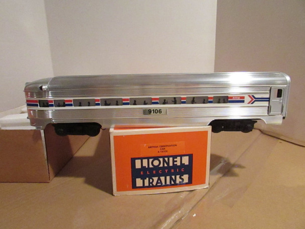 Lionel 19106 Amtrak Observation Car  Boxed MIB  H1C