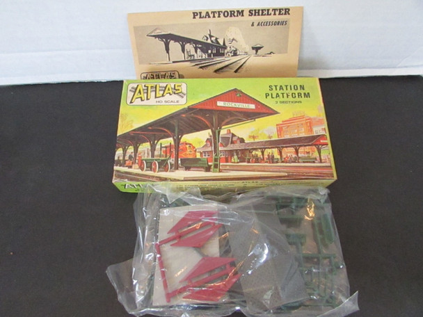 Atlas 707-98 Station Platform Kit w/Instructions 1963 Still sealed boxed  S31B
