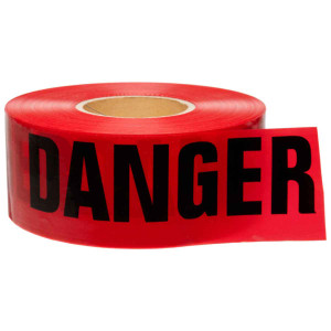 Polystyrene Danger Barricade Tape