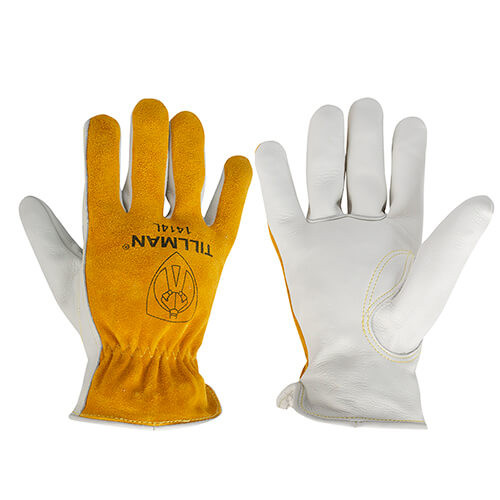 Tillman 1414 Top Grain/Split Cowhide Drives Gloves (Medium)
