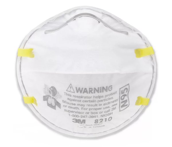 3M 8210 Particulate Respirator (20/box)