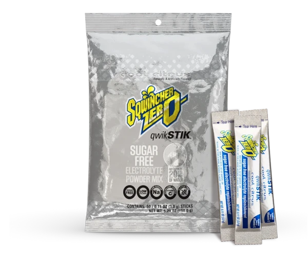 Sqwincher Qwik Sticks Cool Citrus (50/Bag)
