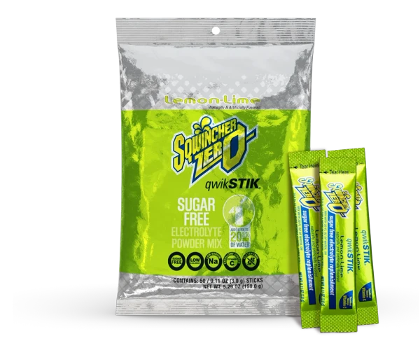 Sqwincher Qwik Sticks Lemon-Lime (50/Bag)