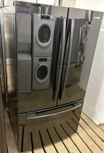 Samsung 33" Wide Black French Door Fridge With Ice Maker, Free 60 Day Warranty