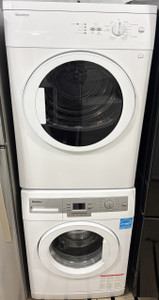 Blomberg 24" Wide Apartment Size Stackable Front Load Washer and Dryer Set, Free 60 Day Warranty