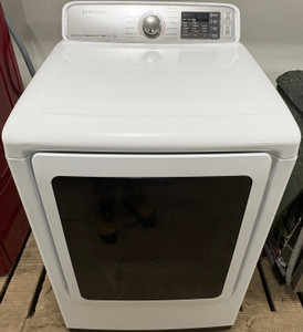 Samsung 27" Wide White Heavy Duty Steam Dryer, Free 60 Day Warranty