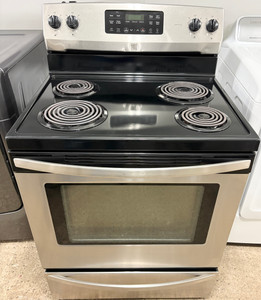 Kenmore 30" Wide Stainless Steel Coil Top Stove, Free 60 Day Warranty
