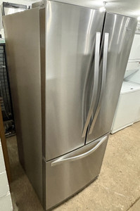 Whirlpool 30" Wide Stainless Steel French Door Fridge, Free 60 Day Warranty