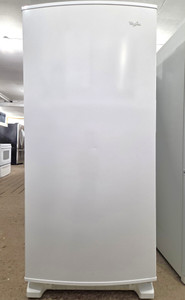 Whirlpool 30" Wide White Upright Freezer, Free 60 Day Warranty