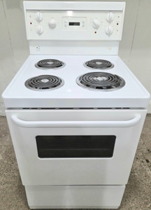 Frigidaire 24" Wide White Coil Top Stove, Free 60 Day Warranty