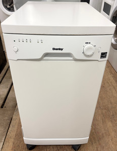 Danby 18" Wide White Portable Dishwasher, Free 60 Day Warranty