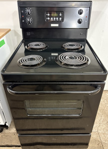Frigidaire 24" Wide Black Coil Top Stove, Free 60 Day Warranty
