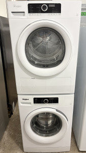 Whirlpool 24" Wide Matching Washer and VENTLESS Dryer Set, Free 60 Day Warranty 1