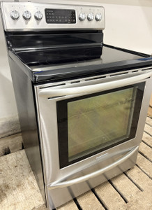 KitchenAid 30" Wide Stainless Steel Glass Top Convection Stove, Free 60 Day Warranty