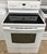 Samsung 30" Wide White Convection Glass Top Stove, Free 60 Day Warranty
