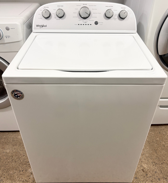 Whirlpool 27" Wide White Top Load Washer, Free 60 Day Warranty*