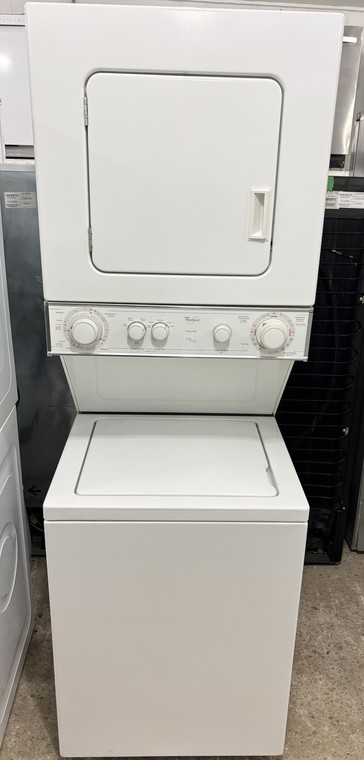 Whirlpool 24" Wide White Laundry Centre (AKA Stacker), Free 60 Day Warranty