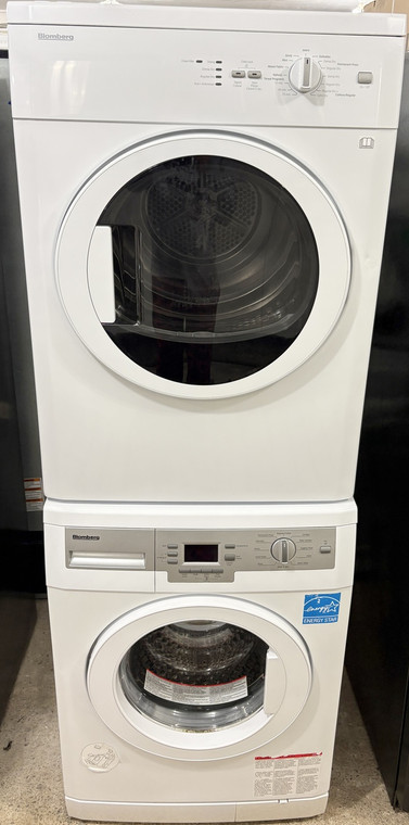 Blomberg 24" Wide Front Load Stackable Matching Washer and Dryer Set, Free 60 Day Warranty*