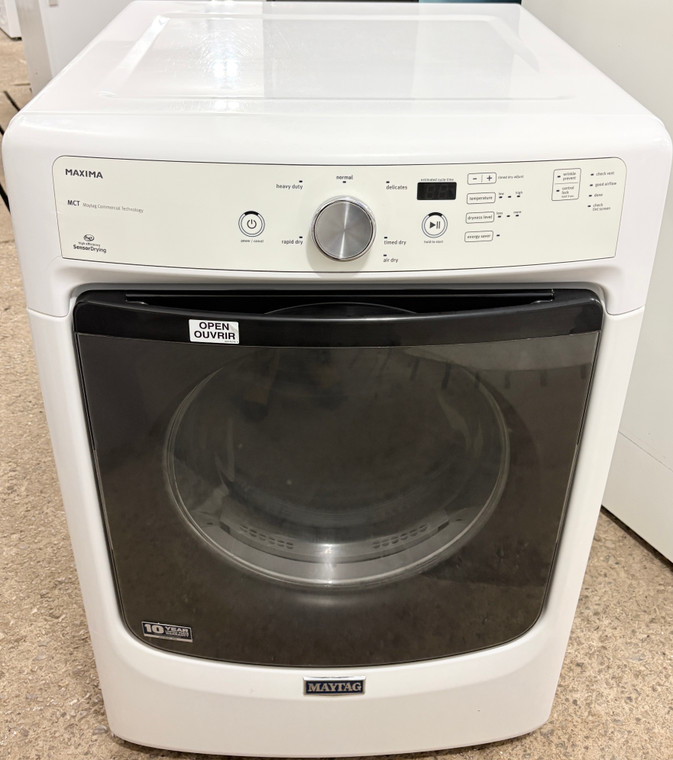 Maytag 27" Wide White Commercial Dryer, Free 60 Day Warranty