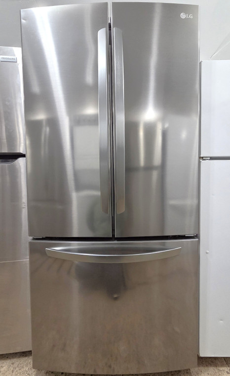 LG 33" Wide Stainless Steel French Door Fridge, Free 60 Day Warranty
