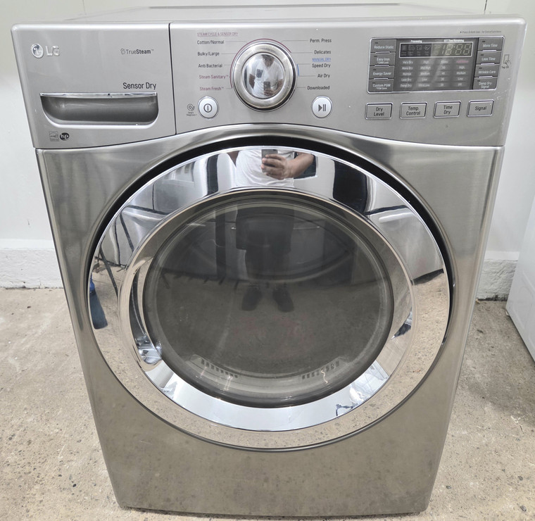 LG 27" Wide Grey Steam Dryer, Free 60 Day Warranty