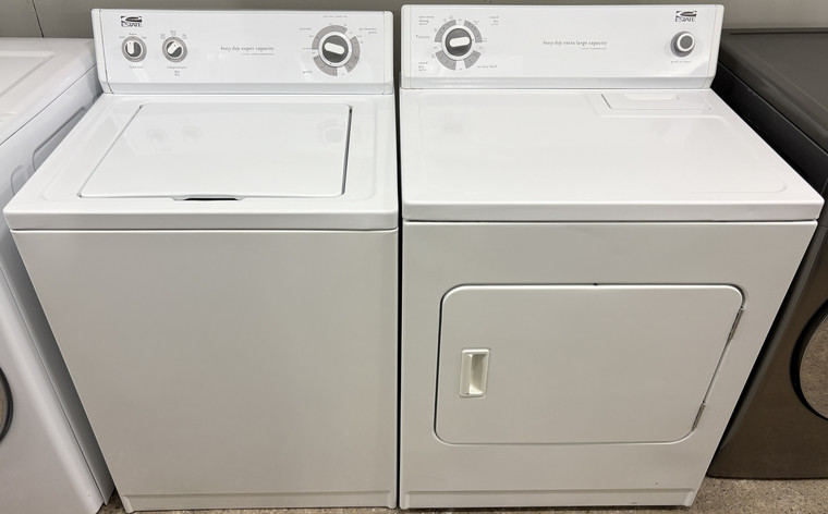 Whirlpool 27" Wide White Matching Top Load Direct Drive Washer and Dryer Set, Free 60 Day Warranty