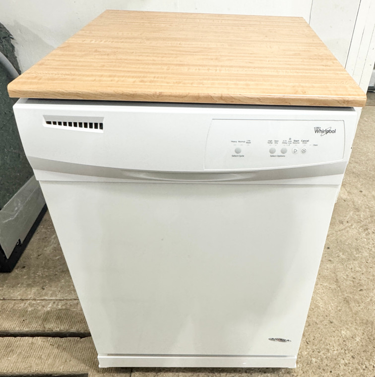 Whirlpool 24" Wide White Portable Dishwasher, Free 60 Day Warranty