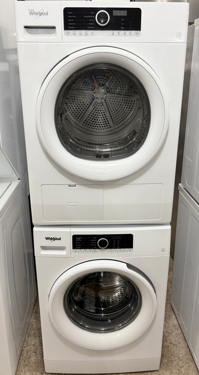 Whirlpool 24" Wide Matching Washer and VENTLESS Dryer Set, Free 60 Day Warranty