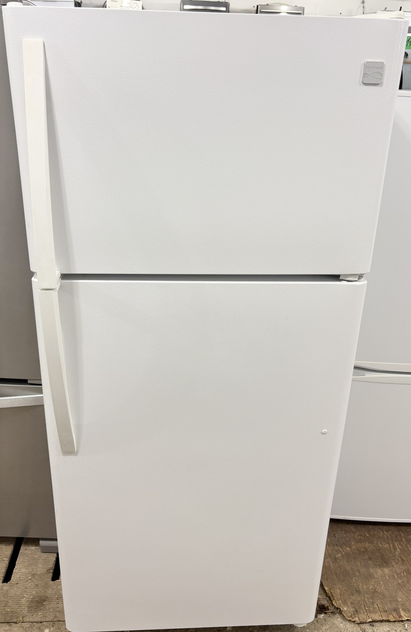 Kenmore 28" Wide White Fridge, Free 60 Day Warranty