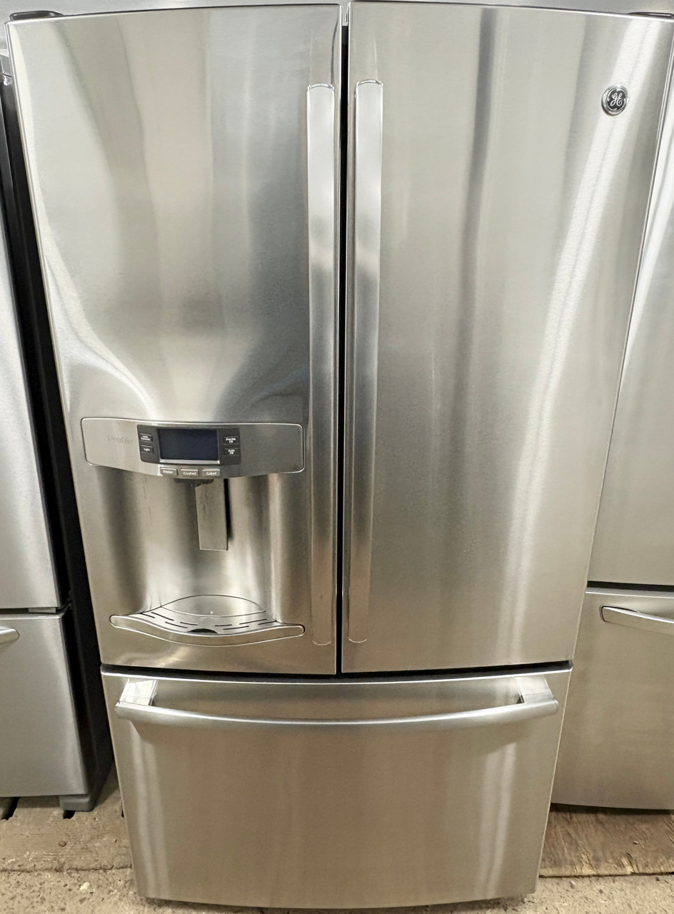 GE 36" Wide Stainless Steel French Door Fridge With Water and Ice Maker, Free 60 Day Warranty
