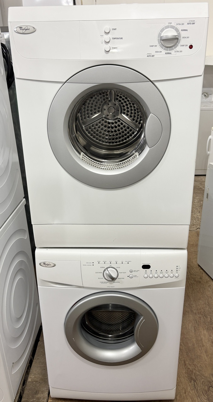 Whirlpool 24" Wide Front Load Matching Washer and Dryer Set, Free 60 Day Warranty