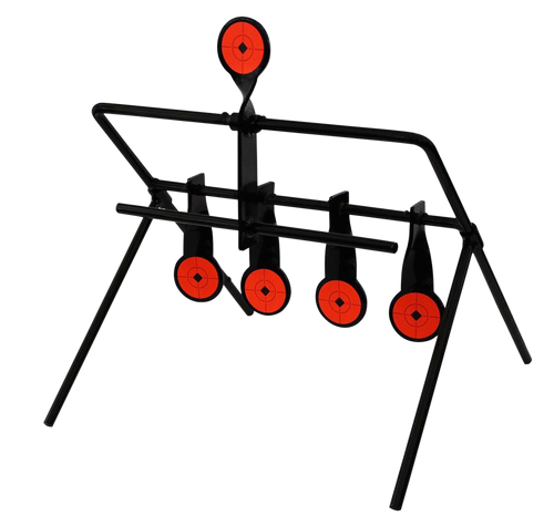 Birchwood Casey 47017 World of Targets Gallery 1.75" Airgun Black/Orange Steel Circle w/Crosshair & Diamond 0.19" Thick