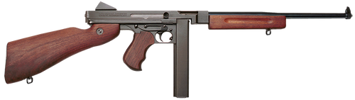 Thompson TM1C M1 Carbine Lightweight Carbine 45 ACP Caliber with 16.50" Barrel, 30+1 Capacity (Stick), Black Hard Coat Anodized Metal Finish, American Walnut Stock Wood Grip Right Hand