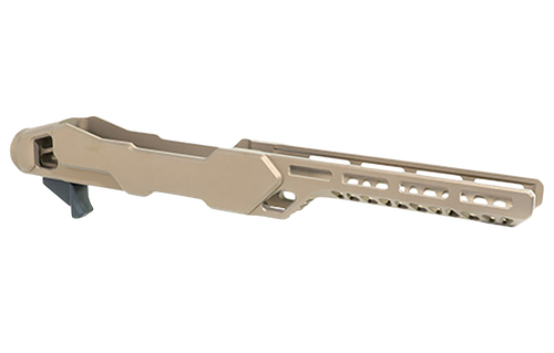 Timber Creek Outdoors ERC1022BB Enforcer Rifle Chassis Burnt Bronze Aluminum Fits Ruger 10/22 Compatible w/ MSR Buffer Tubes