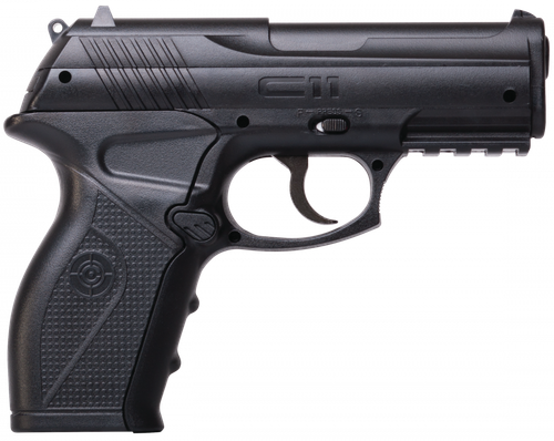 Crosman C11 C11 Air Pistol CO2 177 18+1 Black Polymer Grips