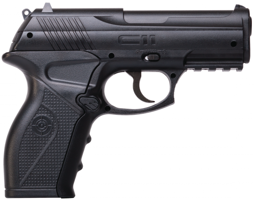 Crosman C11 C11 Air Pistol CO2 177 18+1 Black Polymer Grips
