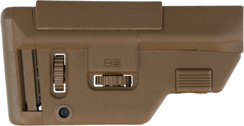 B5 Systems CPS1306 Precision  Coyote Brown Synthetic Adjustable with Cheek Riser Fits AR-Platform